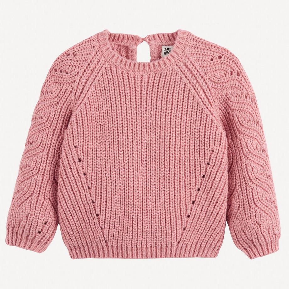 La Redoute Collections  Grobstrickpullover mit rundem Ausschnitt 