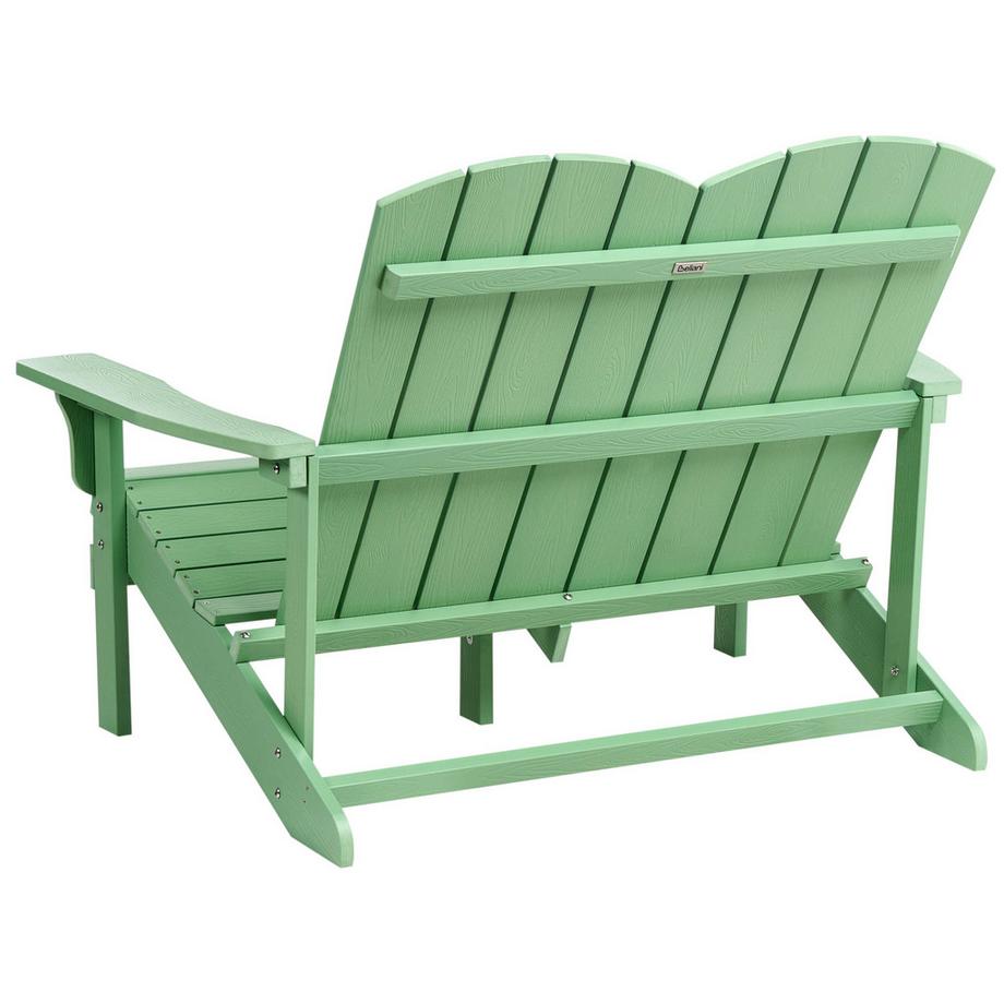 Beliani Panchina da giardino en Legno plastico  ADIRONDACK  