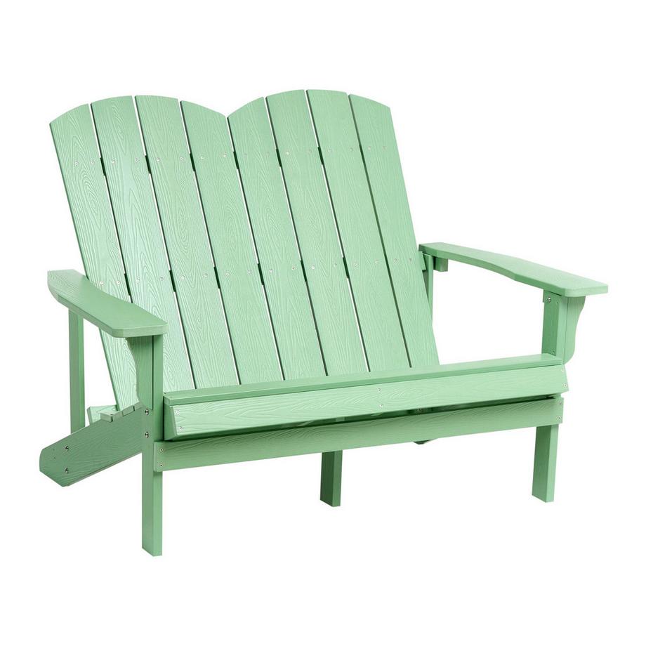 Panchina da giardino en Legno plastico  ADIRONDACK