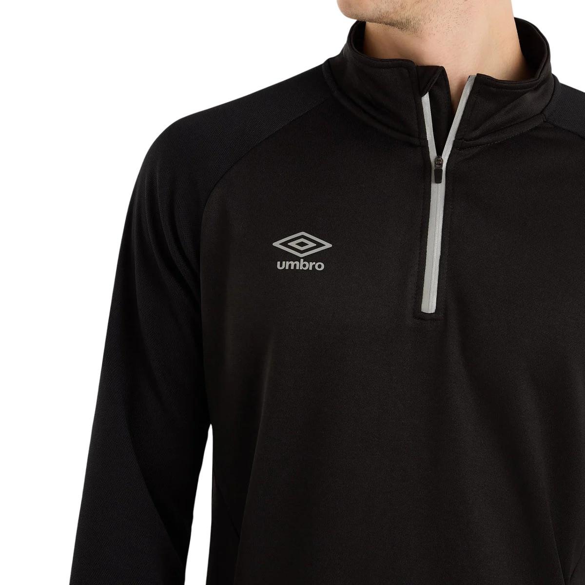 Umbro Sportswear Sweatshirt mit kurzem Reissverschluss  
