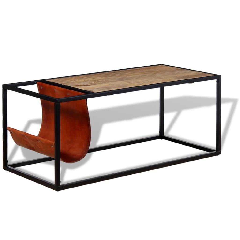 VidaXL Table basse bois  