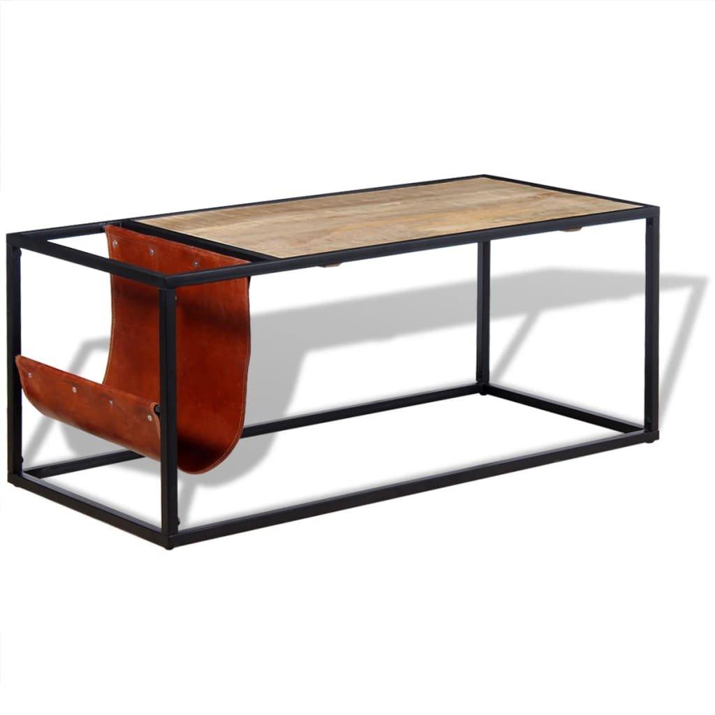 VidaXL Table basse bois  