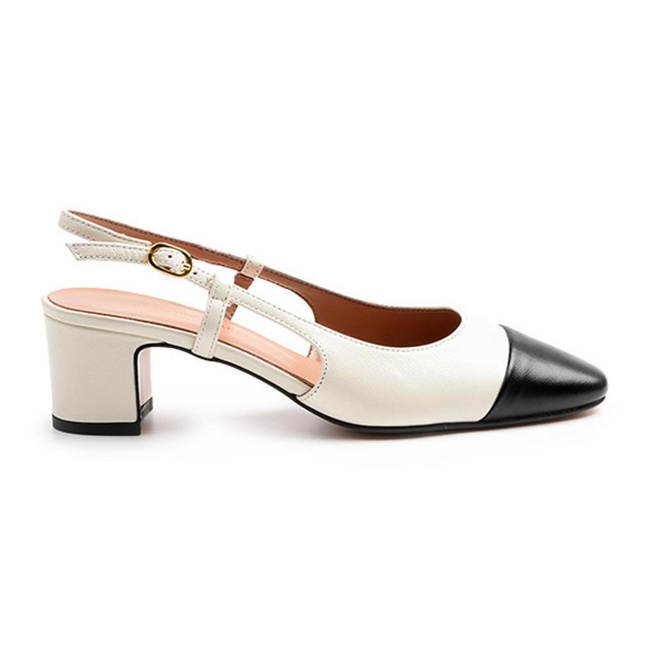 Konstantin Starke Cappucine Zweifarbige Slingback Pumps  