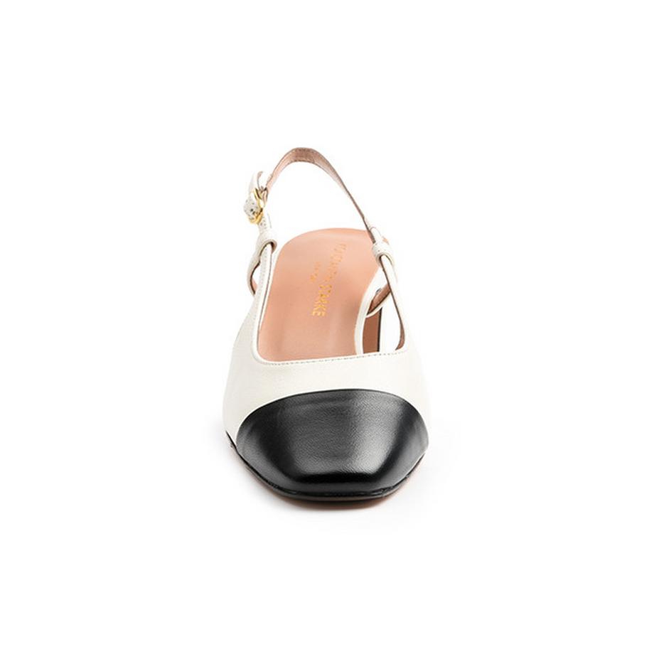 Konstantin Starke Cappucine Zweifarbige Slingback Pumps  