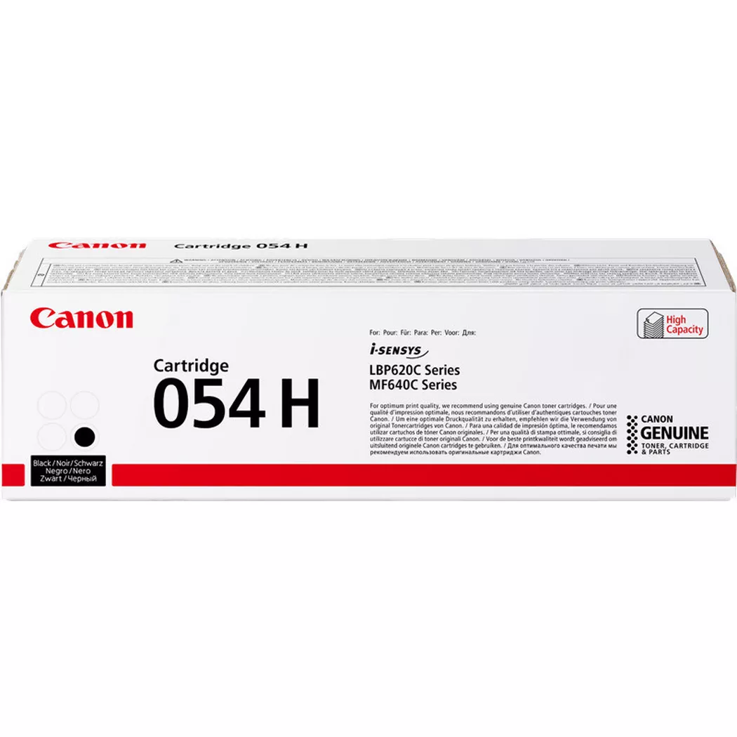 Canon – Toner-Modul 054H schwarz CRG 054 BH LBP621/MF641 3100 Seiten, One Size