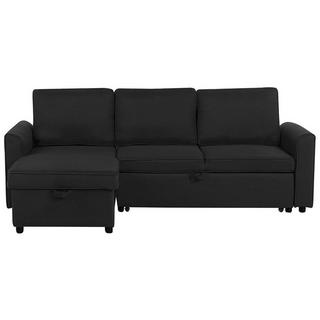 Beliani Rechtsseitiges Ecksofa aus Polyester Modern NESNA  