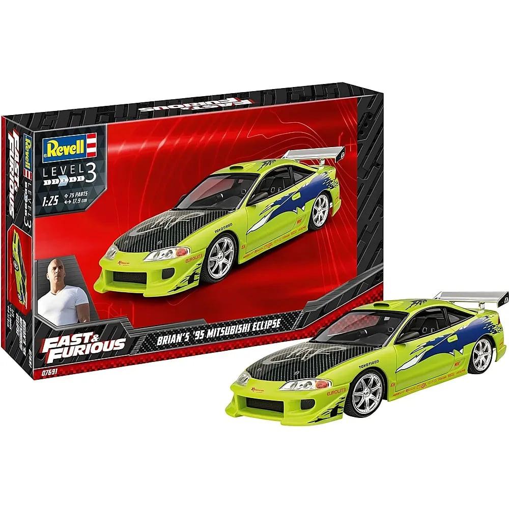Image of 1:25 Fast & Furious Brian's 1995 Mitsubishi Eclipse Multicolor