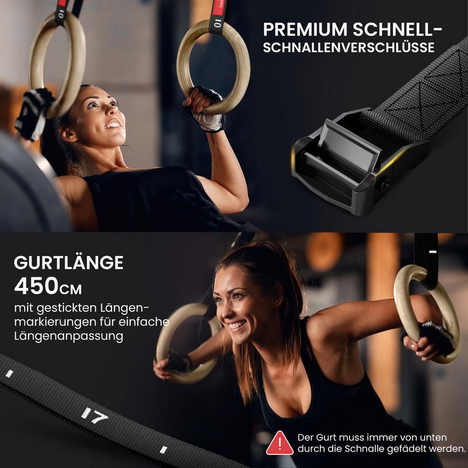 Bemaxx  Bemaxx Turnhallenring-Set, Hölzernes 