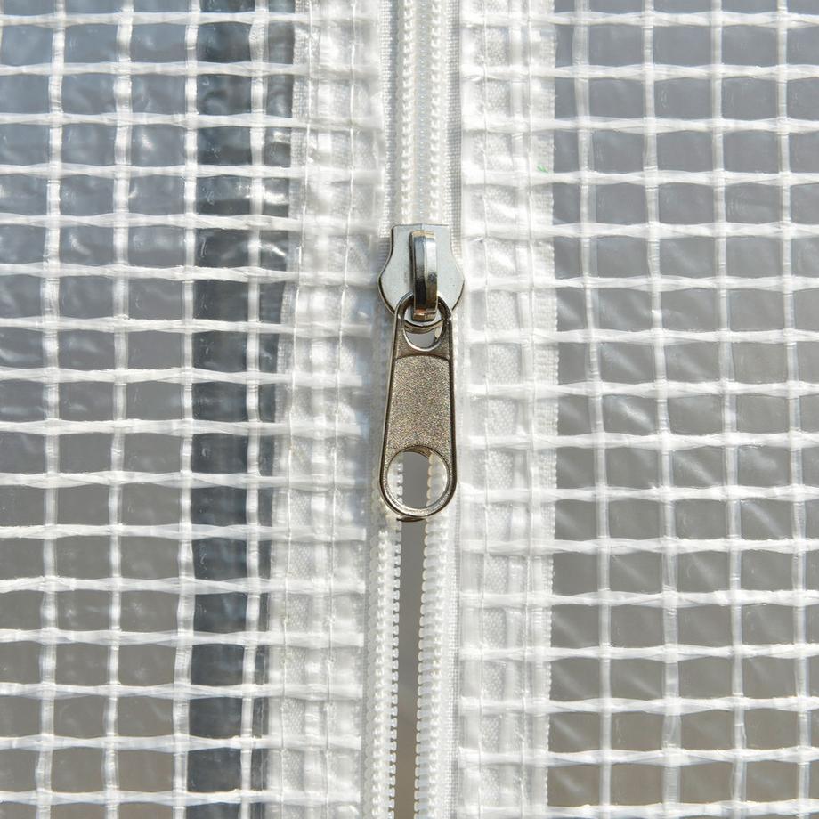 Outsunny serre en aluminium  