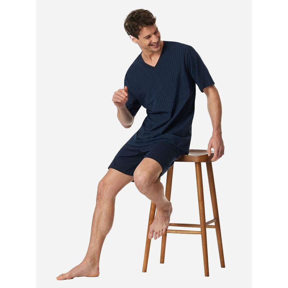 Schiesser Comfort Essentials Kurzer Pyjama  