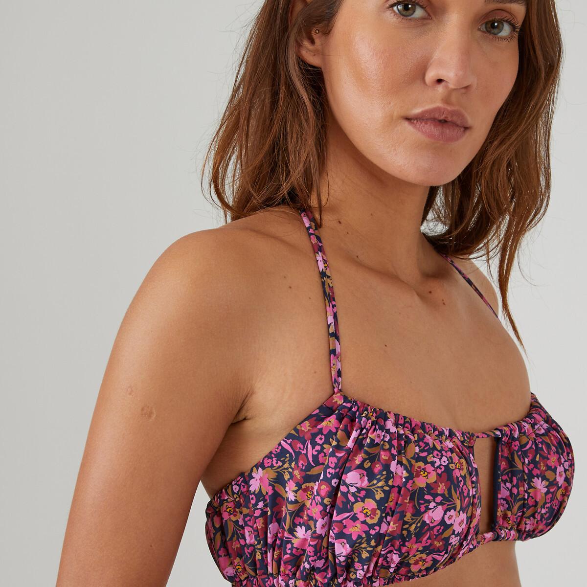 La Redoute Collections  Bikini-Oberteil mit Blumenprint 