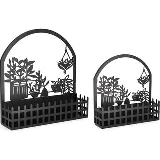 mutoni Jardinière Rosangela noire (lot de 2)  