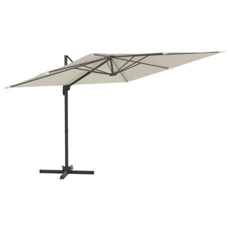 VidaXL Parasol de jardin en porte-à-faux  