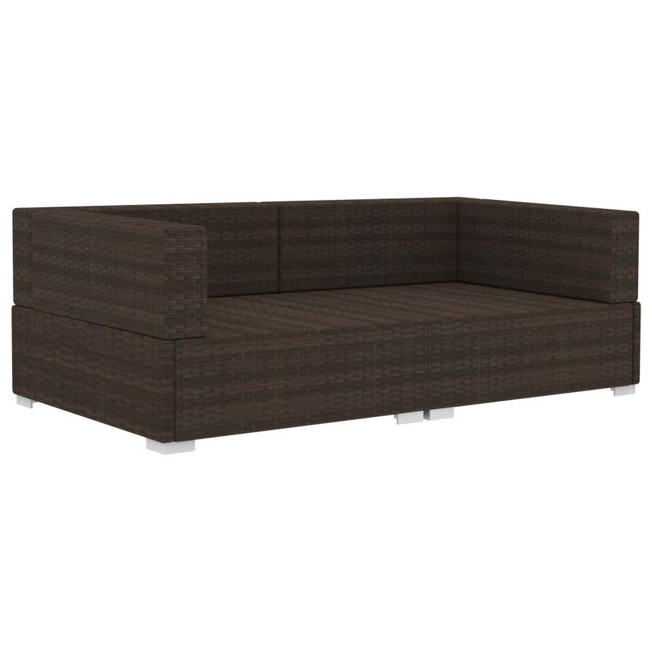 VidaXL Ecksofa poly-rattan  