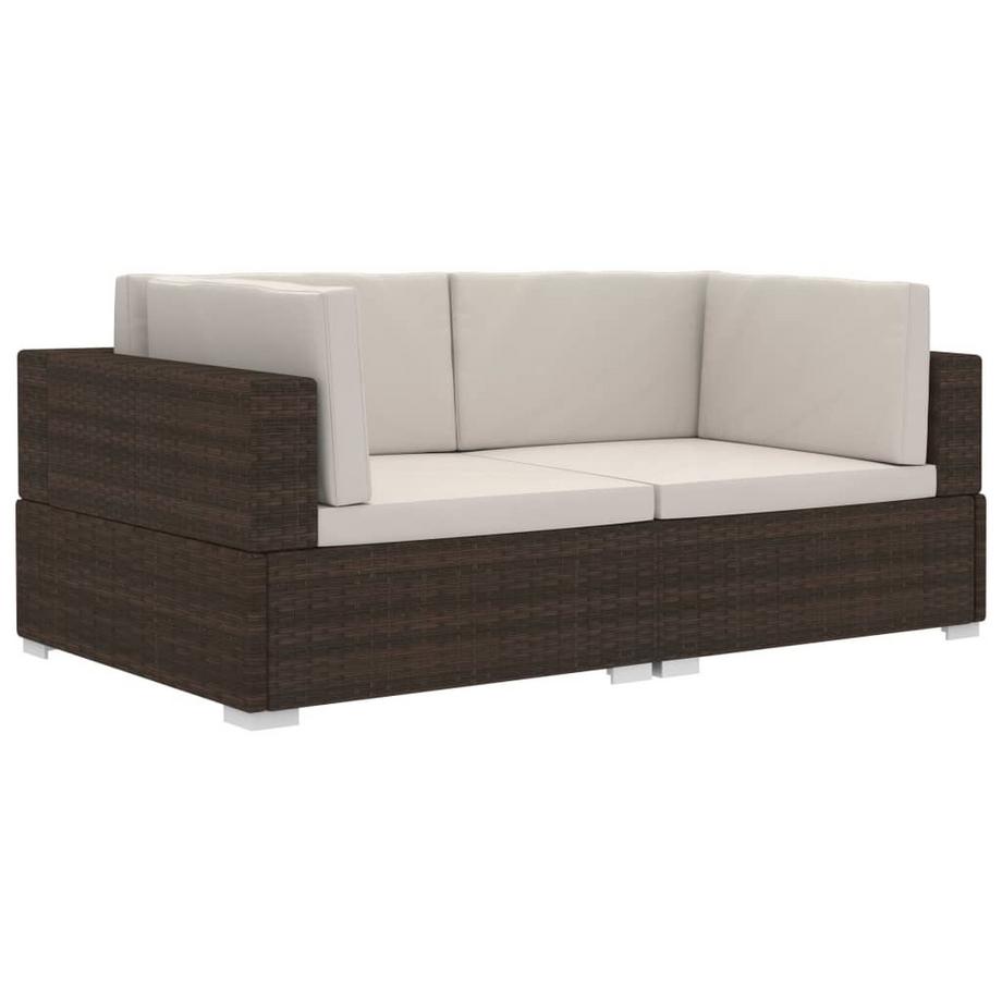 Ecksofa poly-rattan