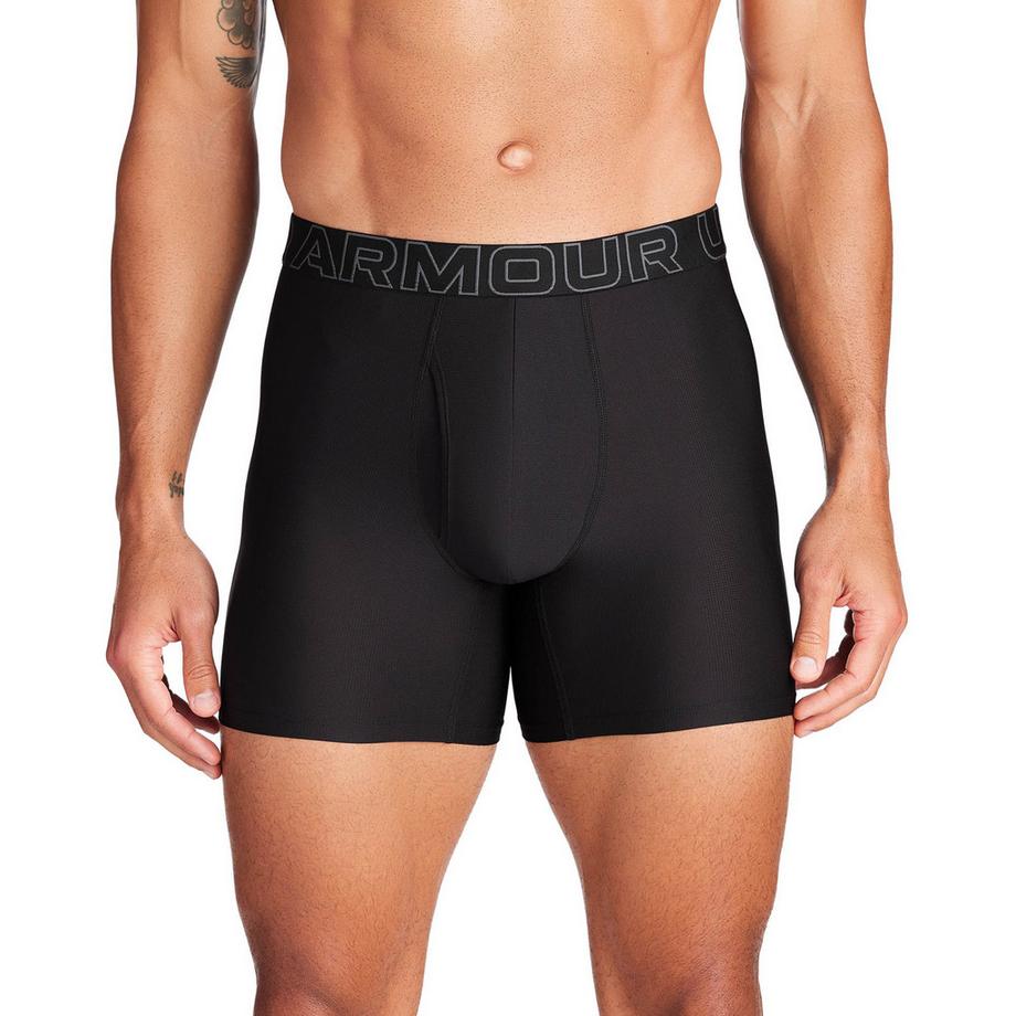 UNDER ARMOUR Performance Tech Mesh Solid 6 Inch Boxers 3 Pièces  