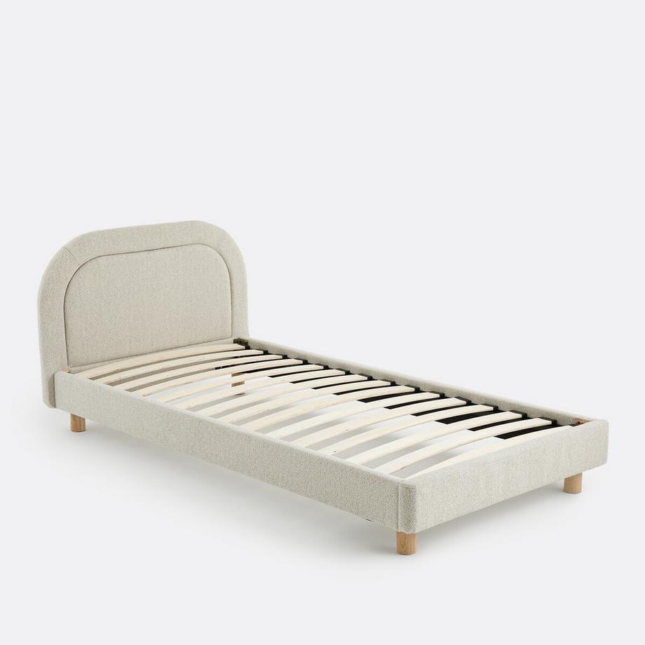 La Redoute Intérieurs Bouclé-Bett Kiera mit Lattenrost  