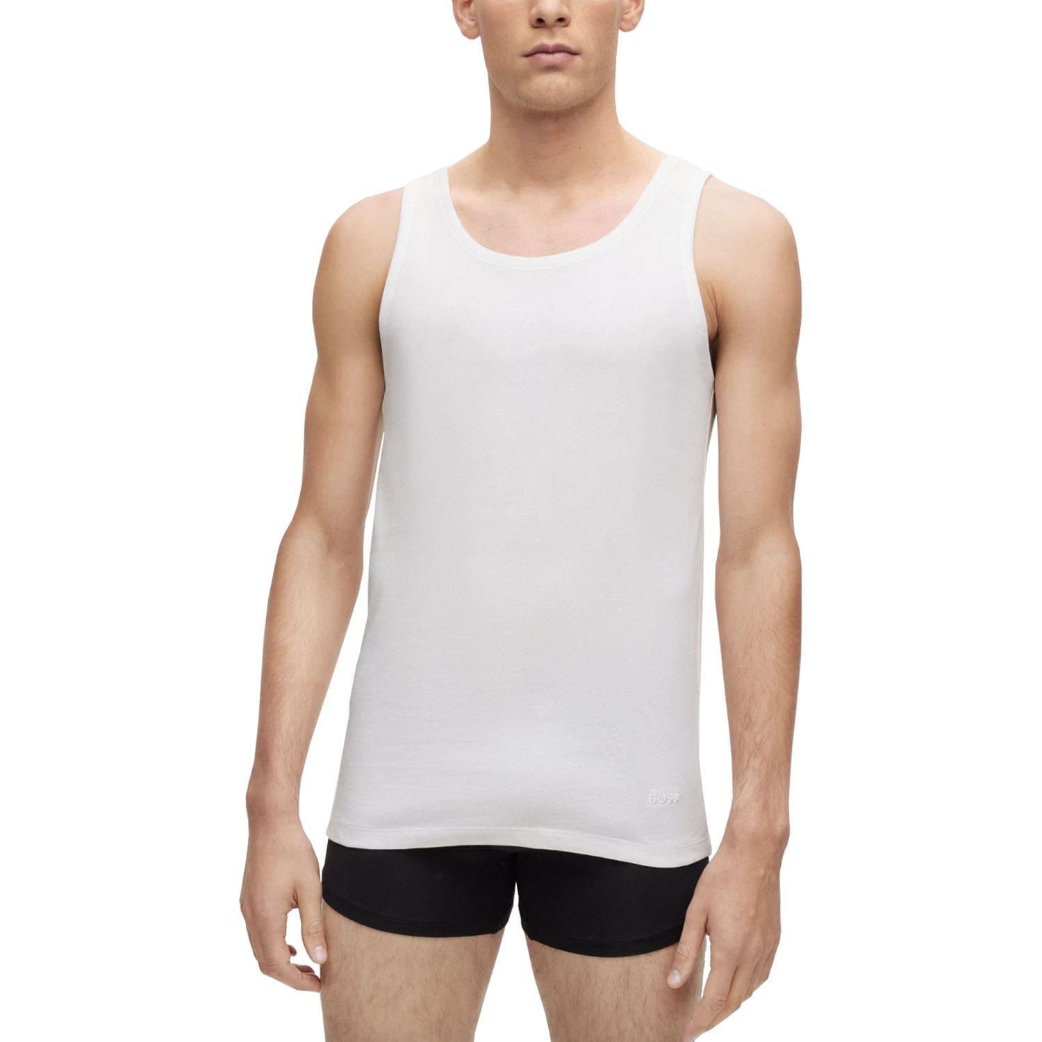 HUGO BOSS  Hugo Boss Tanktop Gesticktes Logo 3er-Pack 