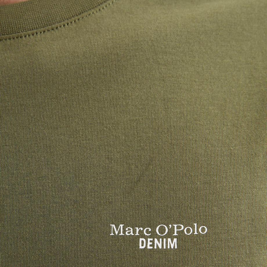 Marc O'Polo Denim T-shirt  Pack de 1 Confortable à porter-T-Shirt, SSL, Logo Print, Reg F  