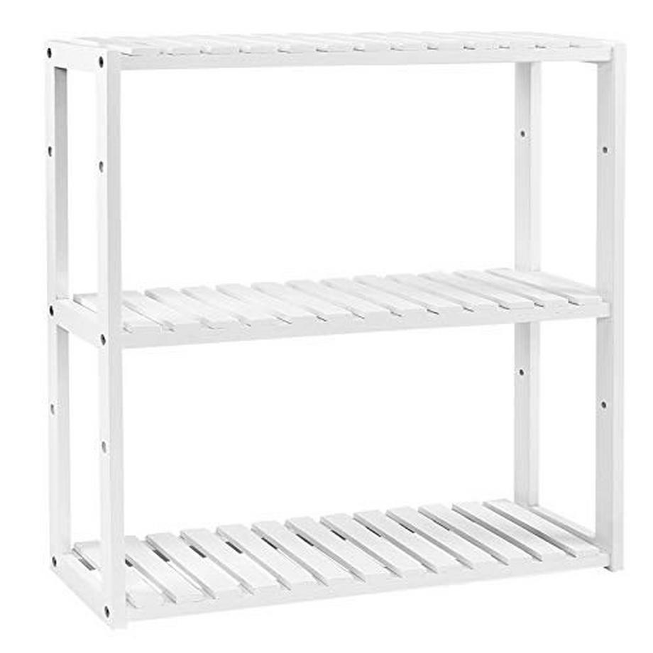 Pricenet  2-in-1-Wand- oder freistehendes Regal für kleine Räume 