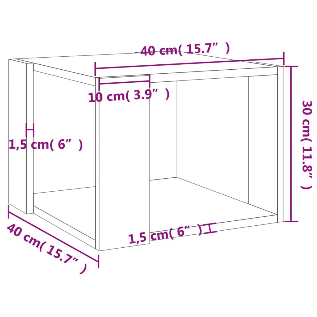 VidaXL Table basse bois d'ingénierie  