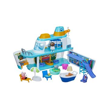 Peppa Pig La Crociera playset con 17 accessori, giocattoli per età prescolare