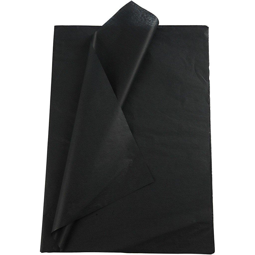 Image of 20869 Kunstdruckpapier Kunstpapier 25 Blätter Schwarz
