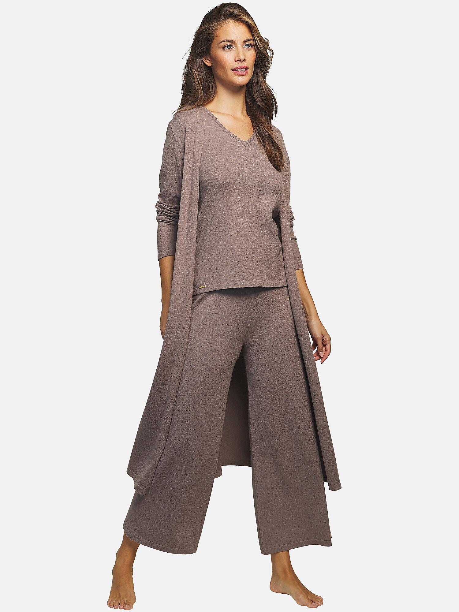 Selmark  Tenue 3 pièces détente et intérieur pyjama pantalon top veste Tricot 