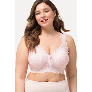 Ulla Popken  Bralette sans armatures, avec fermeture à glissière et dentelle 