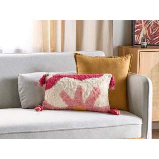 Beliani Coussin en Coton Boho ACTAEA  