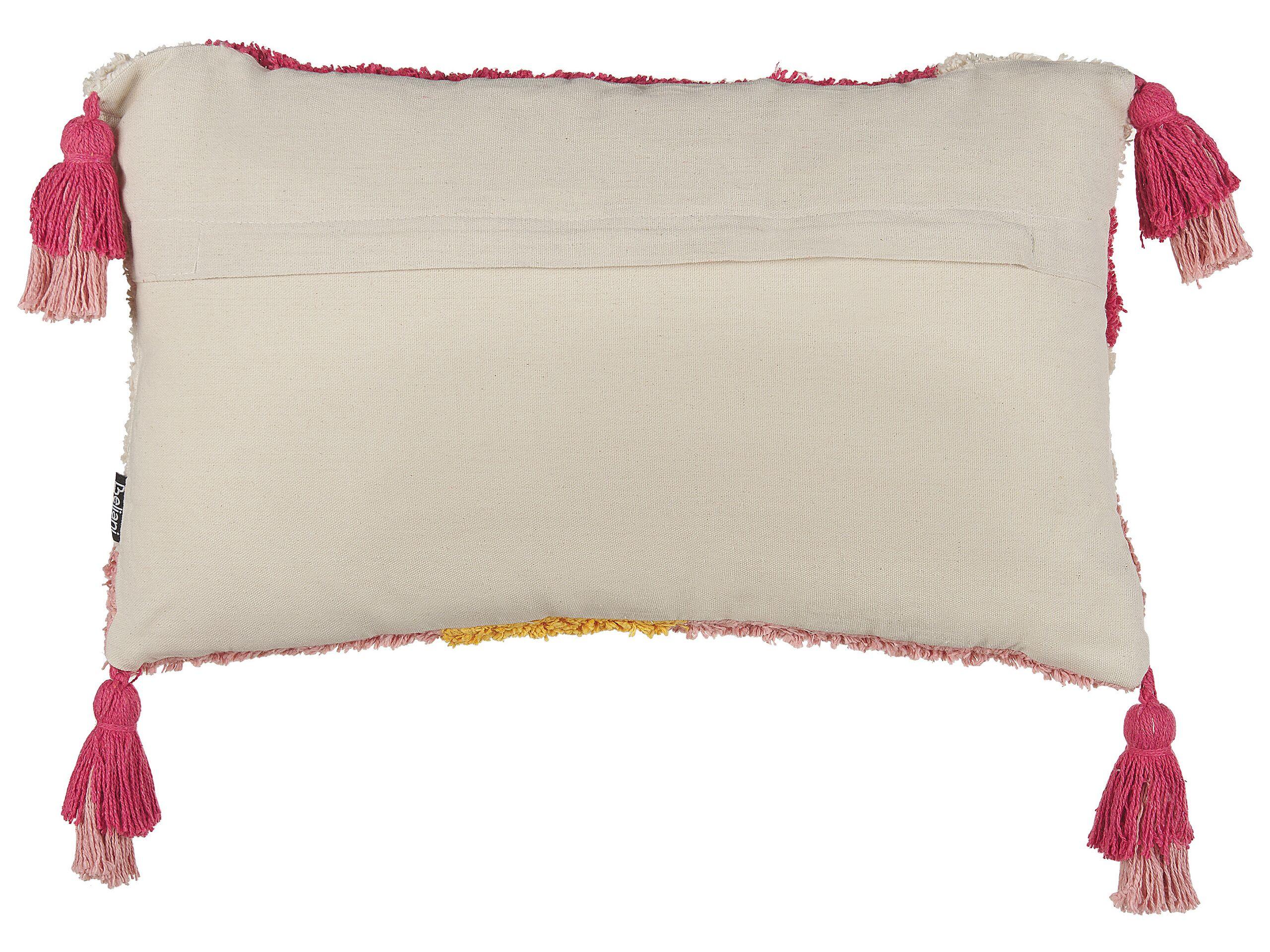 Beliani Coussin en Coton Boho ACTAEA  