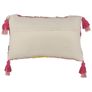 Beliani Cuscino decorativo en Cotone Boho ACTAEA  