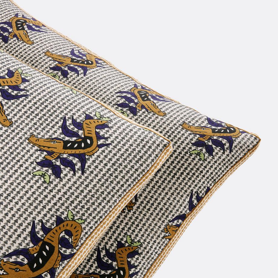 La Redoute Intérieurs Zakari Fodera per cuscino cotone riciclato  