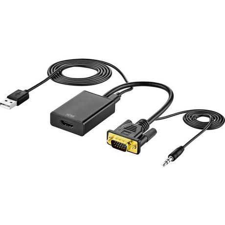 SpeaKa Professional  AV- VGA+Klinke zu HDMI 