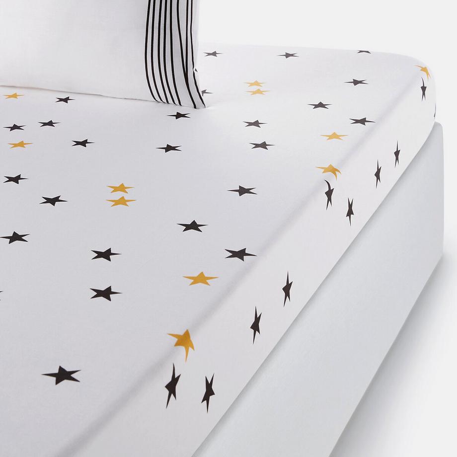 La Redoute Intérieurs Drap housse Fringe pur coton  