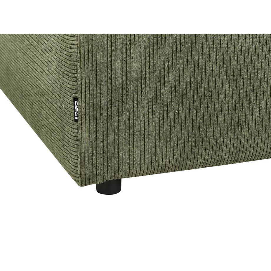 Beliani Ottomane aus Cord Modern FALSTERBO  