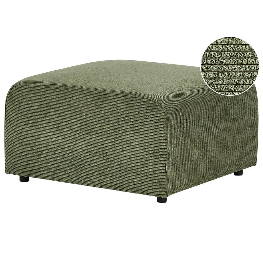 Beliani Ottomane aus Cord Modern FALSTERBO  