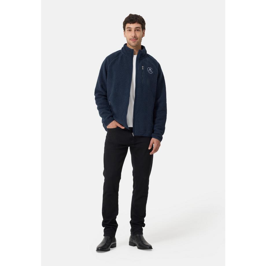 CASH-MERE.CH Retro Fleece Jacke Recyceltes Polyester  