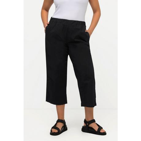 Ulla Popken  Pantalon 7/8 Ruby avec genoux préformés, jambes droites et taille élastique 