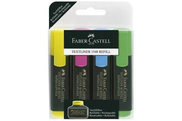 Image of FABER-CASTELL Textmarker Textliner 48 4-farbig ass. FABER-CASTELL Textmarker Textliner 48 4-farbig ass.