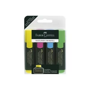 FABER-CASTELL Textmarker Textliner 48  4-farbig ass.