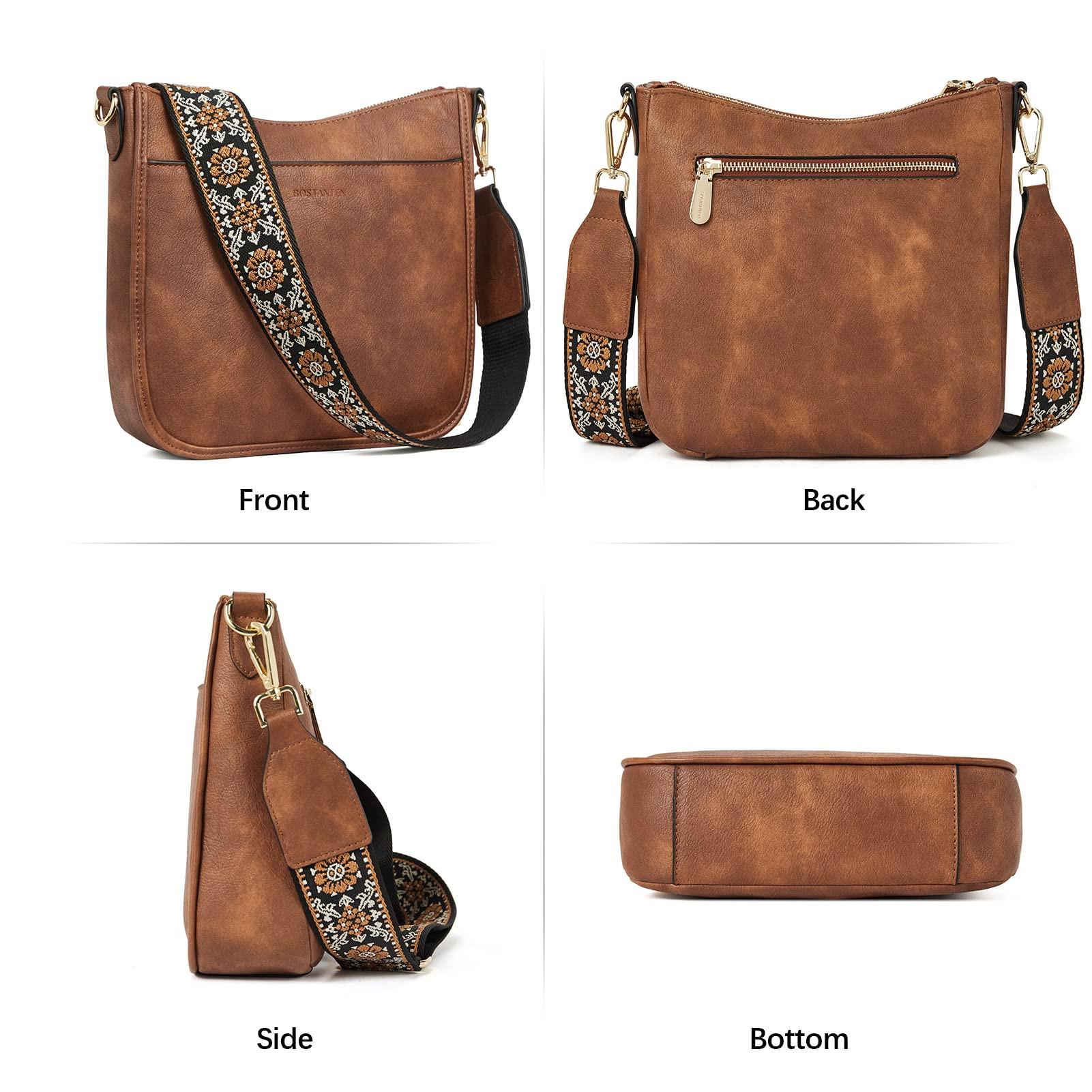 Only-bags.store Kleine Umhängetasche Verstellbarer Farbiger Riemen Kunstleder  