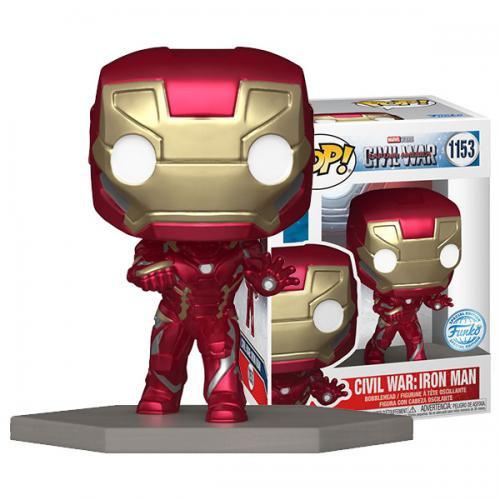 Funko  Funko POP! Marvel Civil War: CW Iron Man (1153) EXM (fk6) 