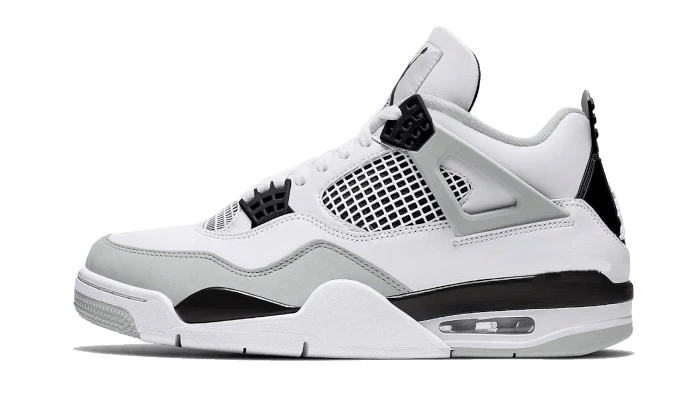Image of Air Jordan 4 Military Black (gs) Damen Weiss 40