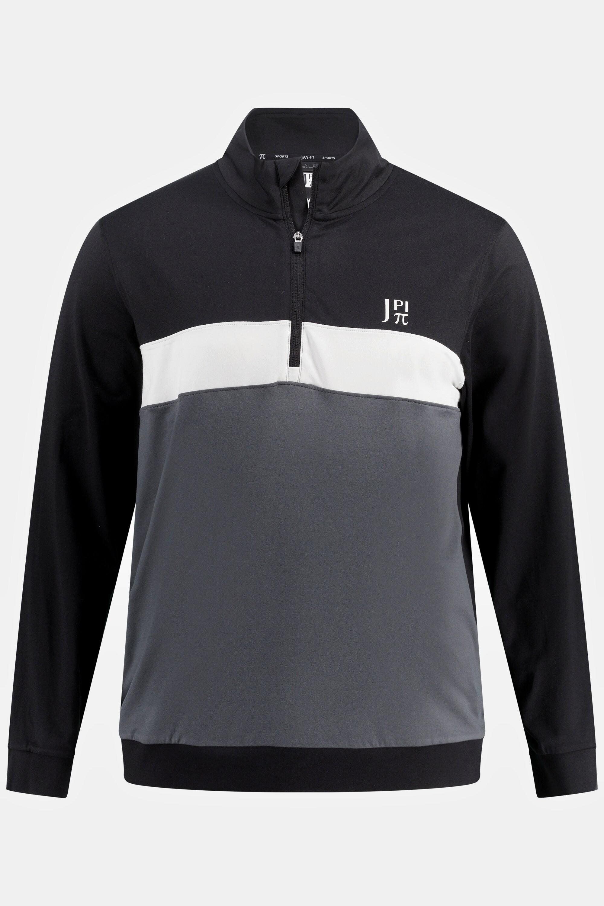 JP1880  Maglione da golf con FLEXNAMIC®, QuickDry e collo con zip 