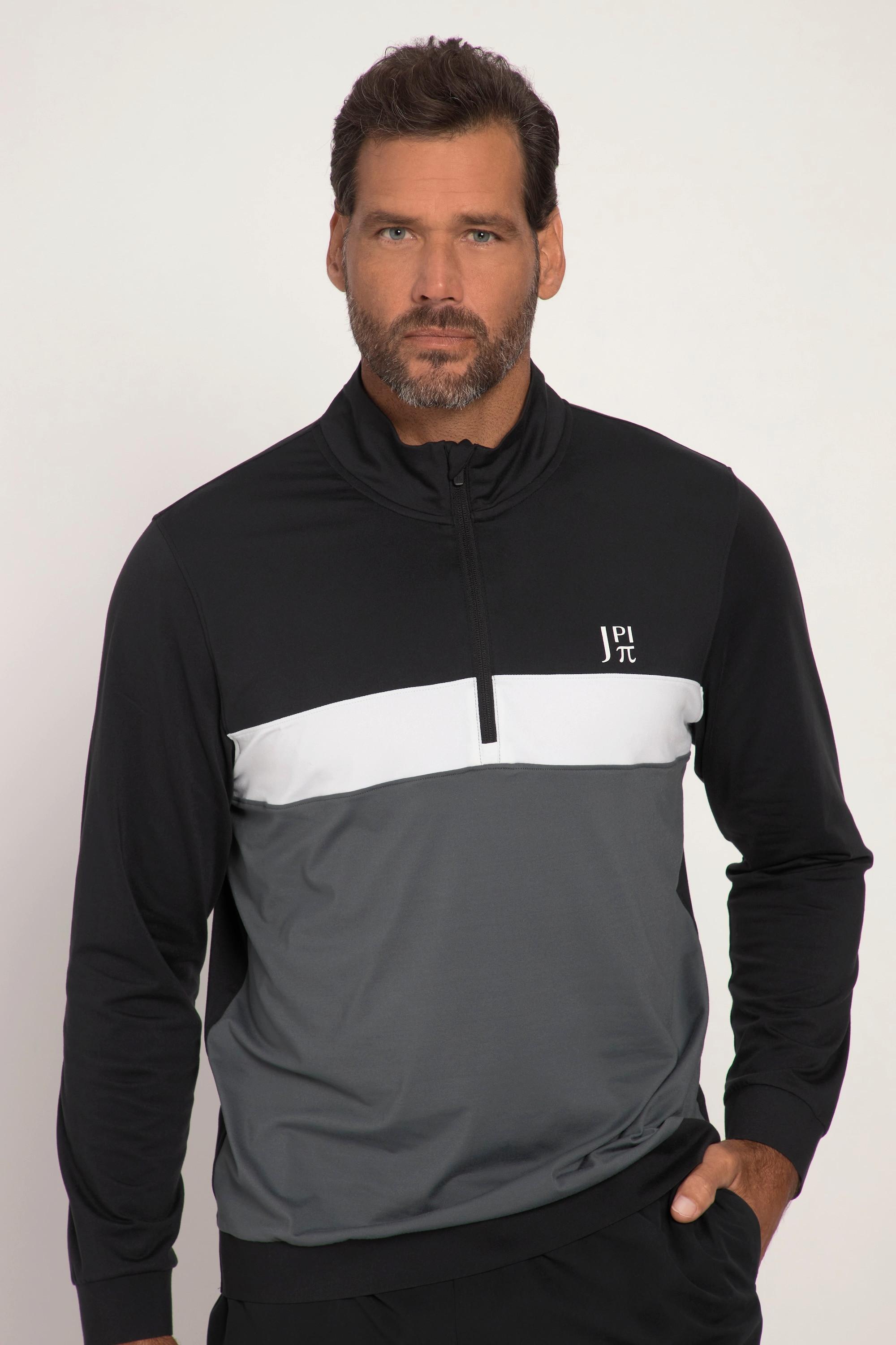 JP1880  Maglione da golf con FLEXNAMIC®, QuickDry e collo con zip 