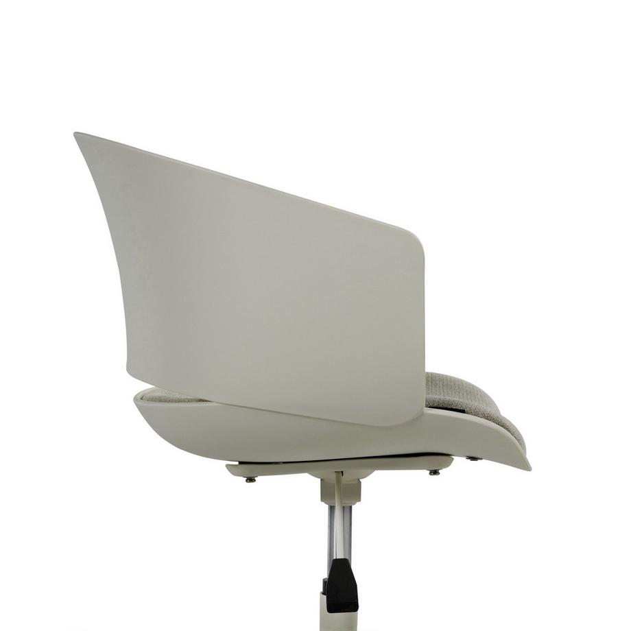 Beliani Sedia da ufficio en Tessuto Moderno GLEEFUL  