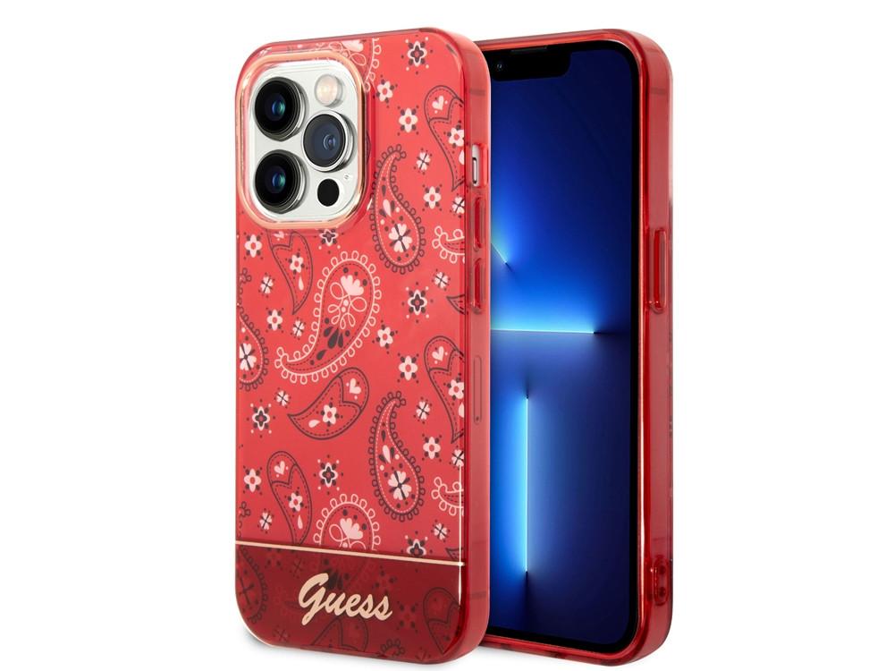 GUESS  Hülle Apple iPhone 14 Pro TPU Bandana 