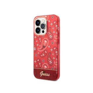 GUESS  Hülle Apple iPhone 14 Pro TPU Bandana 