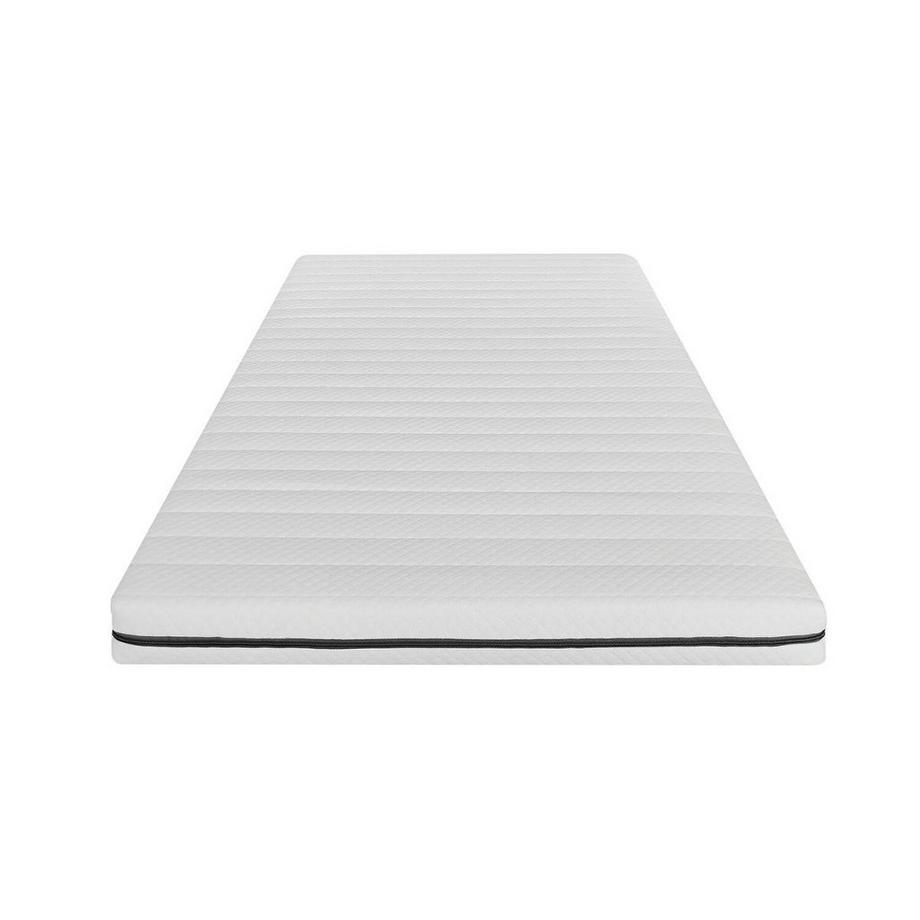 Vente-unique Ensemble 90 x 190 cm cadre à lattes + matelas mousse déhoussable ép.10cm - NASUS de DREAMEA  